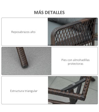 Conjunto de Muebles de Ratán