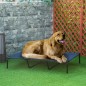 Cama Elevada para Perros Gatos Portátil Cama para Mascotas con Zona de Malla Transpirable y Tela Oxford para Interior Exterior 1