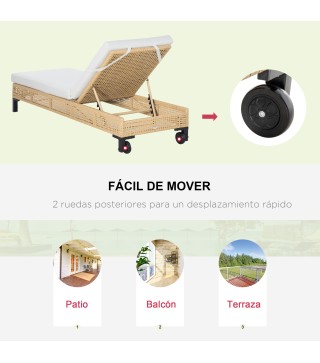 Tumbona de Ratán