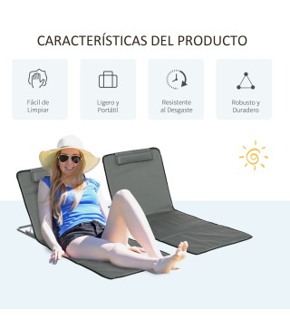 Set de 2 Esteras de Playa