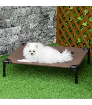 Cama Elevada para Perros Gatos Portátil Cama para Mascotas con Zona de Malla Transpirable y Tela Oxford para Interior Exterior 7