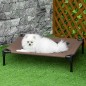 Cama Elevada para Perros Gatos Portátil Cama para Mascotas con Zona de Malla Transpirable y Tela Oxford para Interior Exterior 7