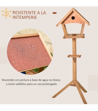 Comedero para Pájaros de Pie