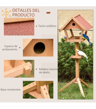 Comedero para Pájaros de Pie