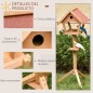 Comedero para Pájaros de Pie Comedero para Pájaros de Pie