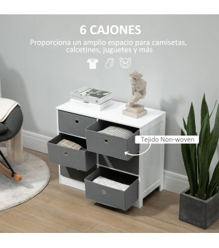 Cómoda Cajonera de Tela