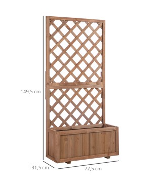 Jardinera con Enrejado
