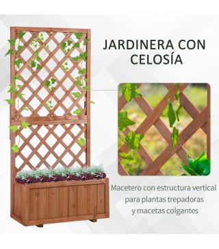 Jardinera con Enrejado