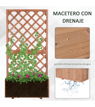 Jardinera con Enrejado