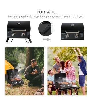 Barbacoa de Mesa a Gas