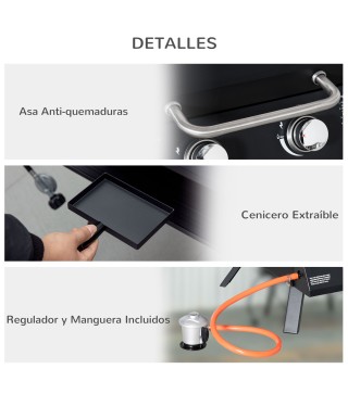 Barbacoa de Mesa a Gas