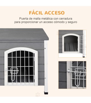 Caseta para Perros de Madera