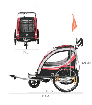 Remolque de Bicicleta para Niños