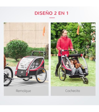 Remolque de Bicicleta para Niños