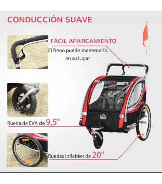 Remolque de Bicicleta para Niños