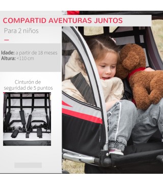 Remolque de Bicicleta para Niños