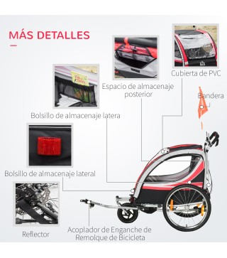 Remolque de Bicicleta para Niños