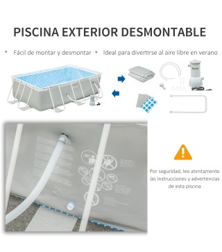 Piscina Desmontable Tubular