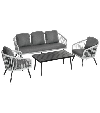 Conjunto de Muebles de Ratán