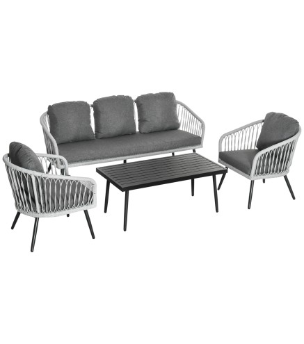 Conjunto de Muebles de Ratán