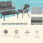 Conjunto de Muebles de Ratán Conjunto de Muebles de Ratán