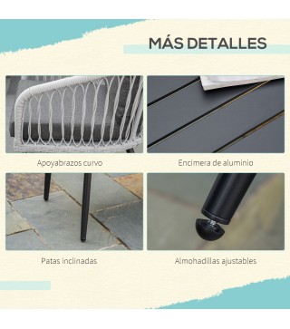 Conjunto de Muebles de Ratán