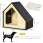 Casa de Madera para Perros Casa de Madera para Perros