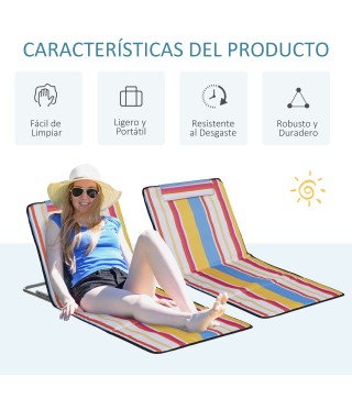 Set de 2 Esteras de Playa