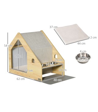 Casa para Perros de Madera