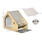 Casa para Perros de Madera Casa para Perros de Madera