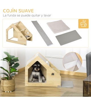 Casa para Perros de Madera