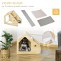 Casa para Perros de Madera Casa para Perros de Madera