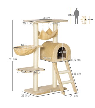 Árbol Rascador para Gatos