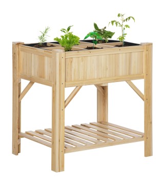 Huerto Urbano de Madera