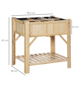 Huerto Urbano de Madera