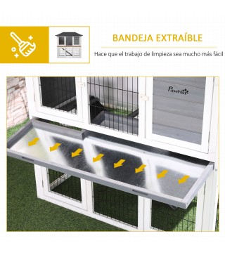 Conejera de Exterior de Madera