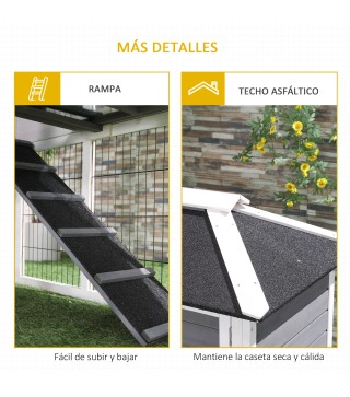 Conejera de Exterior de Madera