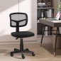 Silla de Oficina Ergonómica de Malla Silla de Escritorio Giratoria 360° con Altura Ajustable Soporte Lumbar Transpirable y Rueda