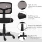 Silla de Oficina Ergonómica de Malla Silla de Escritorio Giratoria 360° con Altura Ajustable Soporte Lumbar Transpirable y Rueda