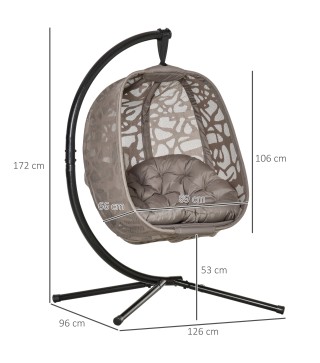 Silla Colgante con Soporte