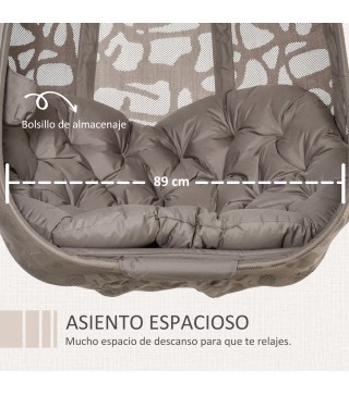 Silla Colgante con Soporte