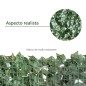 Seto Artificial Ocultación Jardín en Rollo 3x1,5 m Valla de Privacidad de Hiedra Artificial para Balcón Exterior