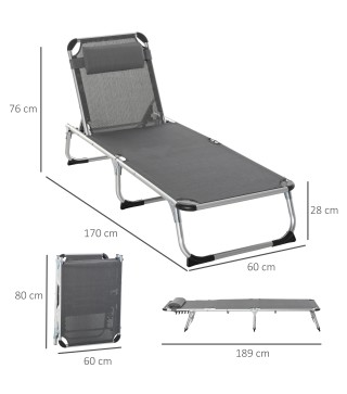 Tumbona Plegable