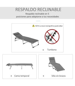 Tumbona Plegable