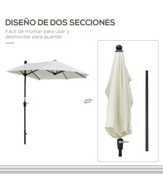 Sombrilla de Pared de Jardín