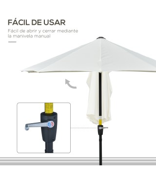 Sombrilla de Pared de Jardín