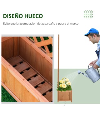 Jardinera con Enrejado