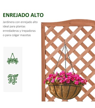 Jardinera con Enrejado