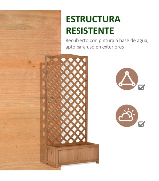 Jardinera con Enrejado