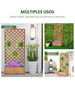 Jardinera con Enrejado